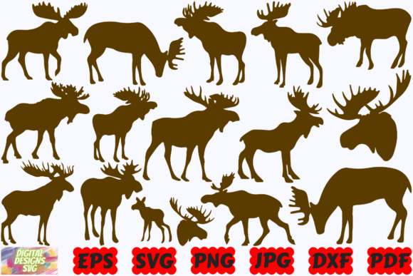 Download Moose SVG | Forest Animal SVG | Animal - Forest animal Collection
