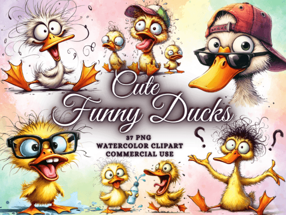 Download Funny Cute Duck Clipart Bird Clipart Png - Bird Collection
