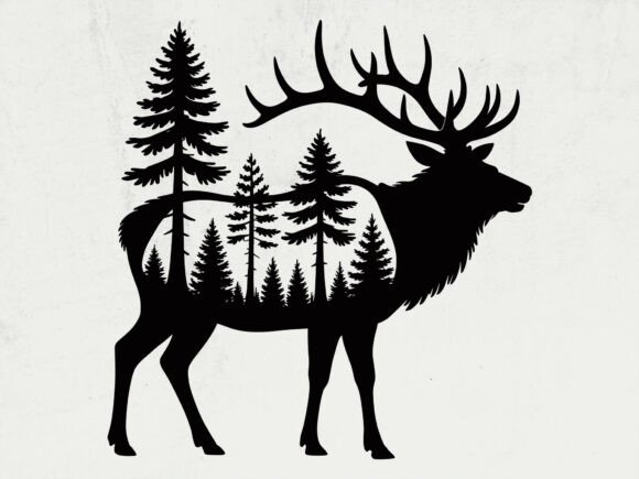 Download Elk SVG, Forest Animal Svg, Elk Head Svg - Forest animal Collection