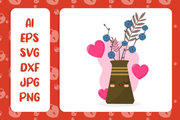 Download Valentine Flower Vase Indoors Decoration - Indoors Collection