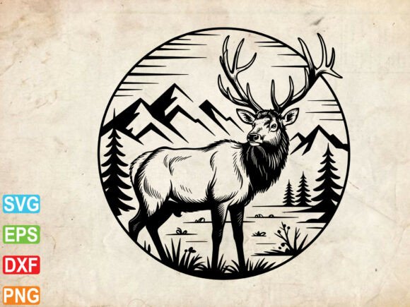 Download Elk SVG, Forest Animal Svg - Forest animal Collection