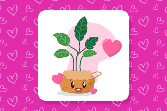 Download Valentine Cute Indoors Plant Art - Indoors Collection