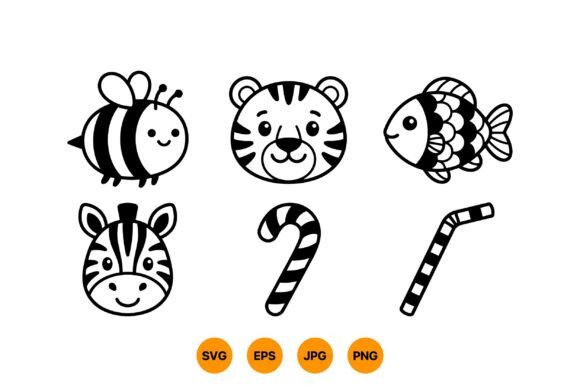 Download Cute Animal SVG Clipart Pack - Cute animal svg Collection