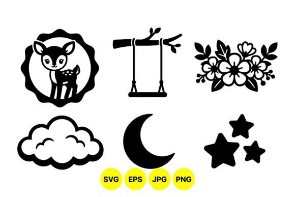 Download Cute Forest Animal SVG Icons - Forest animal Collection