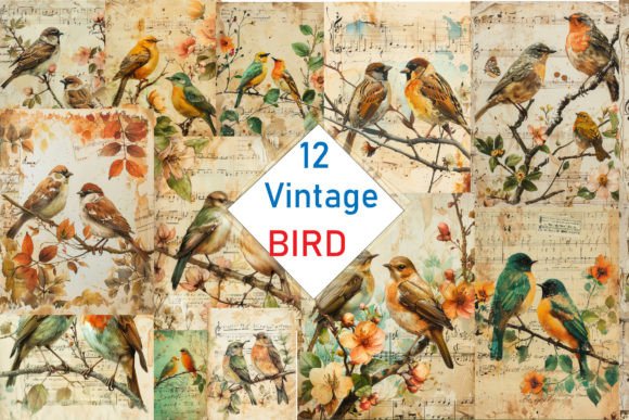 Download Vintage Bird Illustrations - Premium Resources