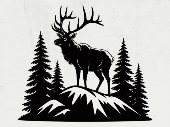 Download Elk SVG, Forest Animal Svg, Elk Head Svg - Forest animal Collection